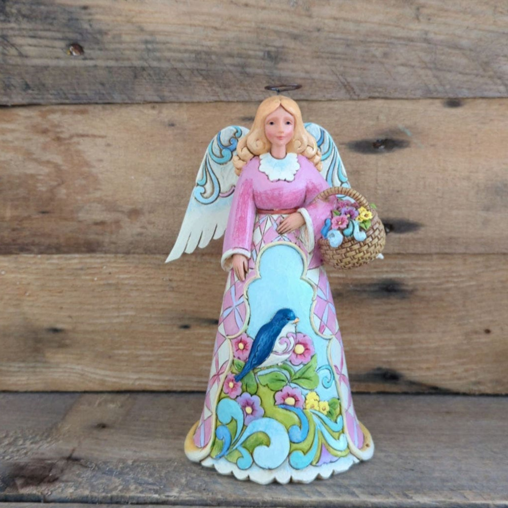 2012 Jim Shore Heartwood Creek Collection "Rejoice in Spring Showers" 4033821